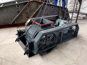 2PG400X400小型对辊糖心VLOG在线网站入口发往山东鄹平破碎焦炭