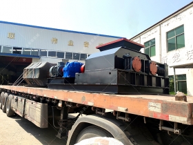 中型600x750直联双齿辊糖心VLOG在线网站入口发货 发往广东